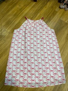 Charming Charlie’s Pink Dragonfly Print ladies dress size XL